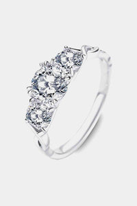 Thumbnail for 1 Carat Moissanite 925 Sterling Silver Ring