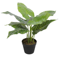 Thumbnail for Artificial Potted Taro Plant / Elephant Ear 55cm -