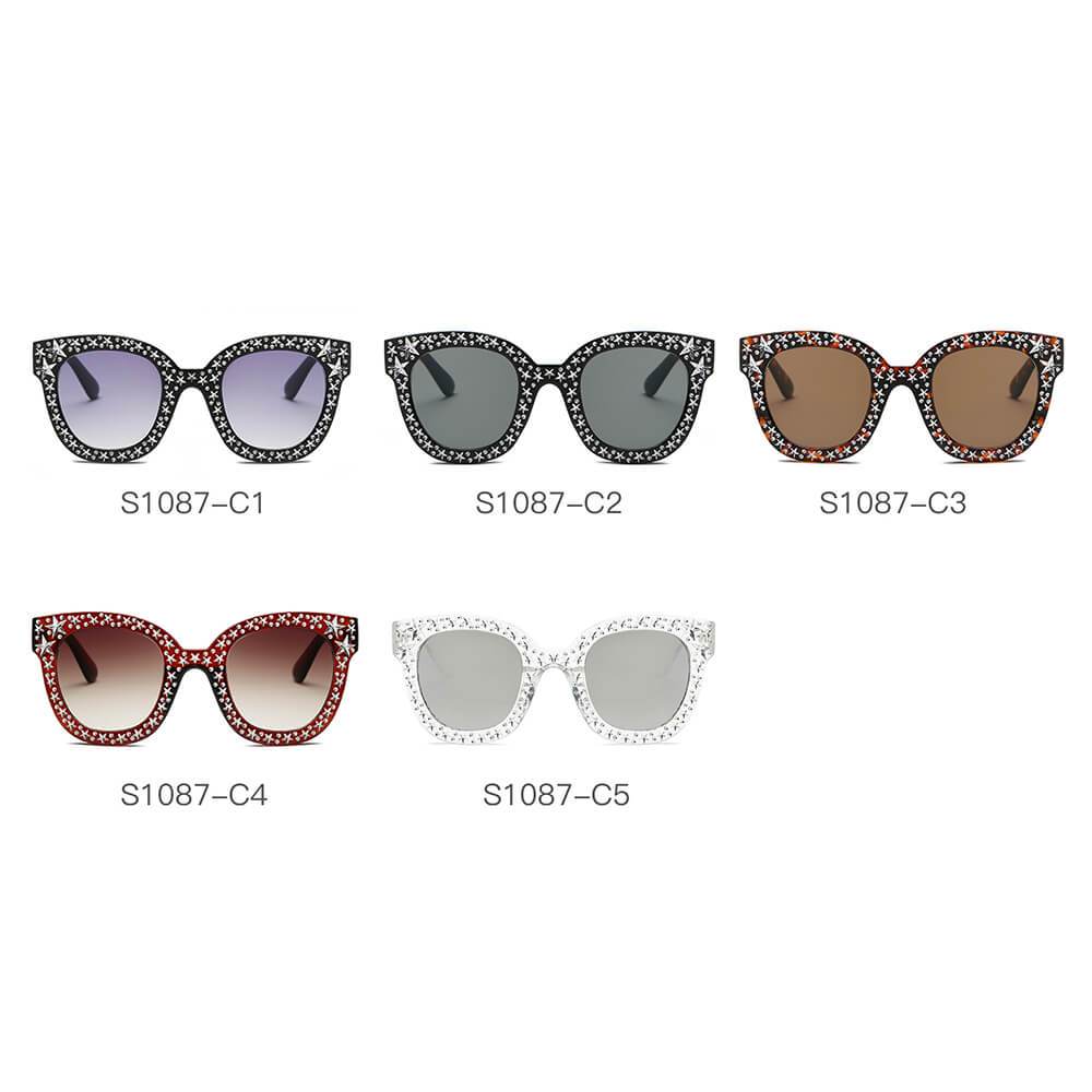 Doswell | S1087 - Women Fashion Oversize Round Sunglasses - 5 COLORS -