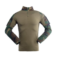 Thumbnail for Men Outdoor Tactical LS T-Shirts - Sports Casual Shirts - Activewear - [10-15 DAY DELIVERY] - 12 CAMOS/COLORS -