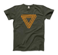 Thumbnail for The Penrose Triangle From a Journey Through Time - DARK T-Shirt