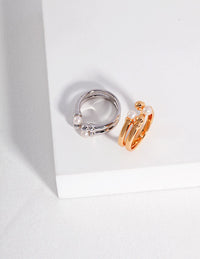 Thumbnail for Double Band Adjustable Stacking Ring