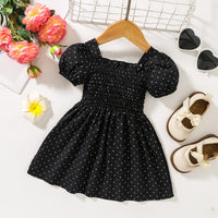 Thumbnail for Printed Square Neck Smocked Dress - T - 5 SIZES - 5 COLORS -