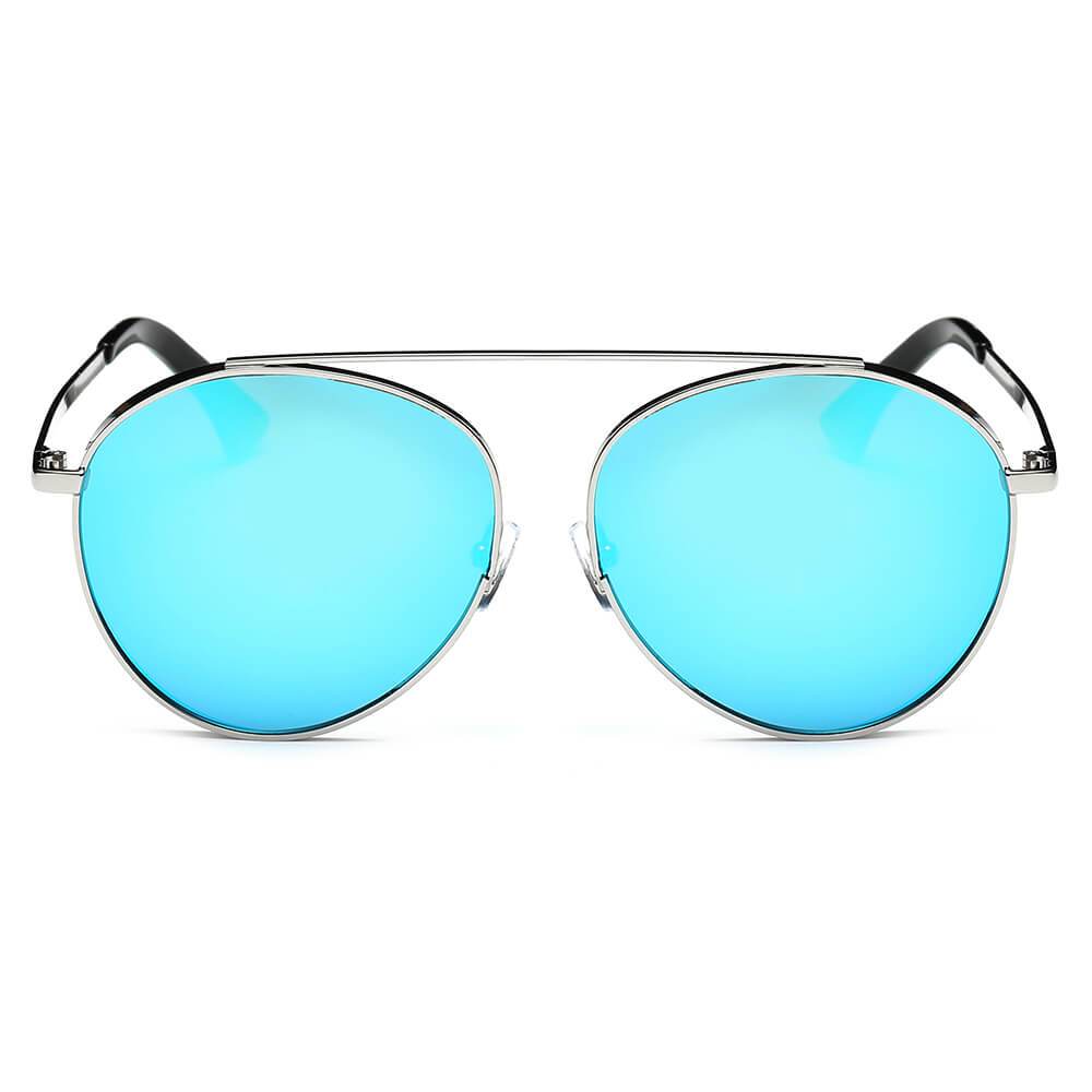 Bethel | CA08 - Retro Mirrored Lens Teardrop Aviator Sunglasses - 6 COLORS -