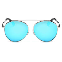 Thumbnail for Bethel | CA08 - Retro Mirrored Lens Teardrop Aviator Sunglasses - 6 COLORS -