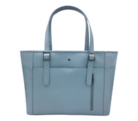 Thumbnail for GUNAS NEW YORK - Miley - Blue Grey Vegan Leather Laptop Bag - 1 COLOR -