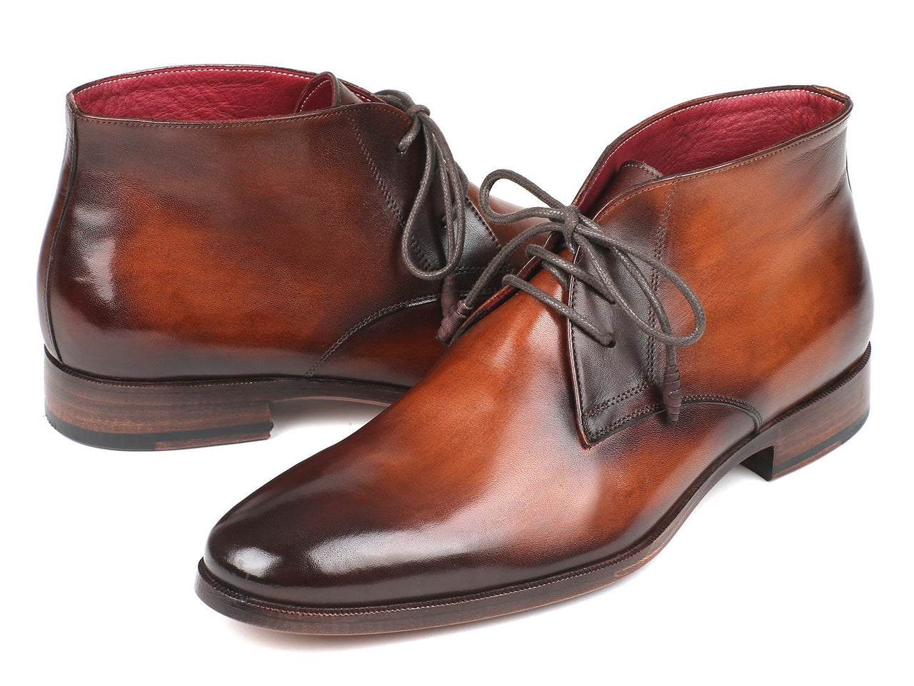 Paul Parkman - Chukka Boots Camel & Brown -