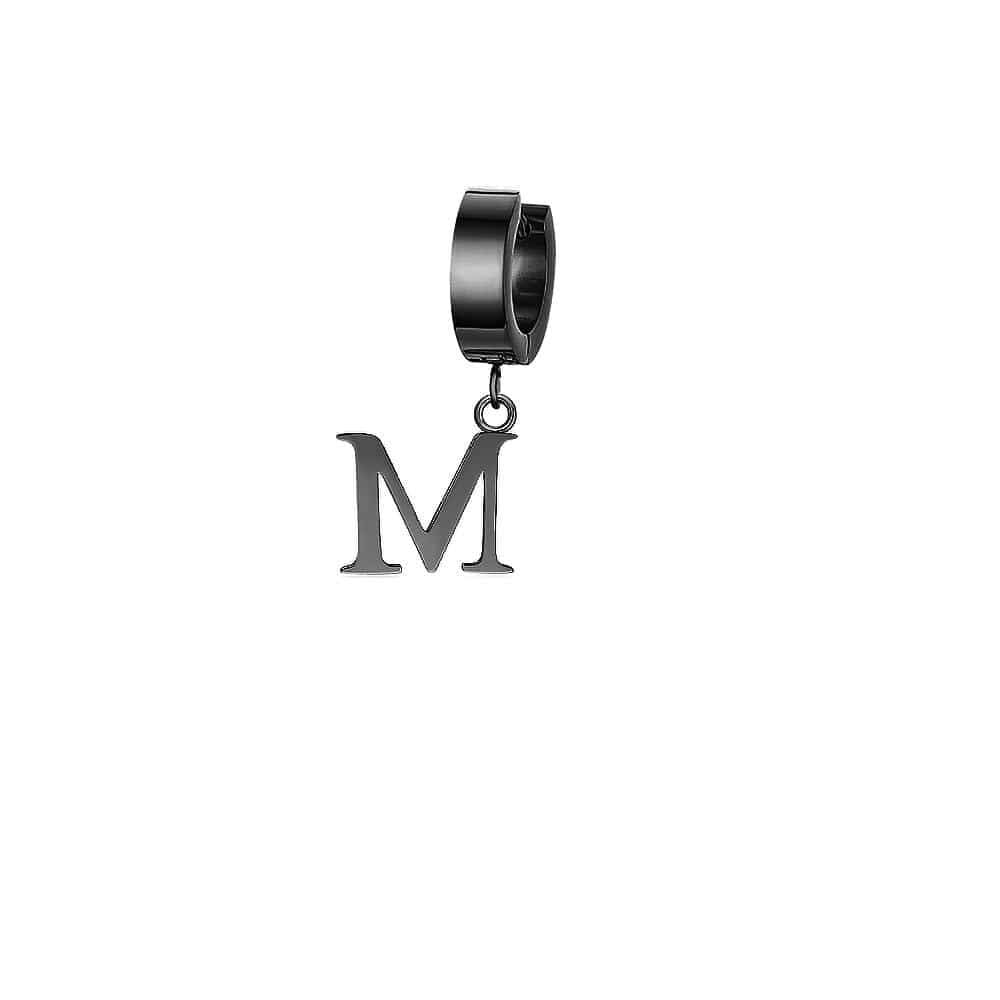 Mister - Initial Earring - ALL 26 LETTERS - 3 COLORS -