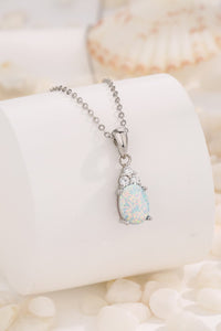 Thumbnail for Find Your Center Opal Pendant Necklace - T - 2 COLORS -