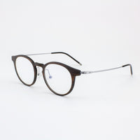 Thumbnail for Tommy Owens - Marion - Featherlight Titanium & Wood Eyeglasses - 2 WOOD COLORS -