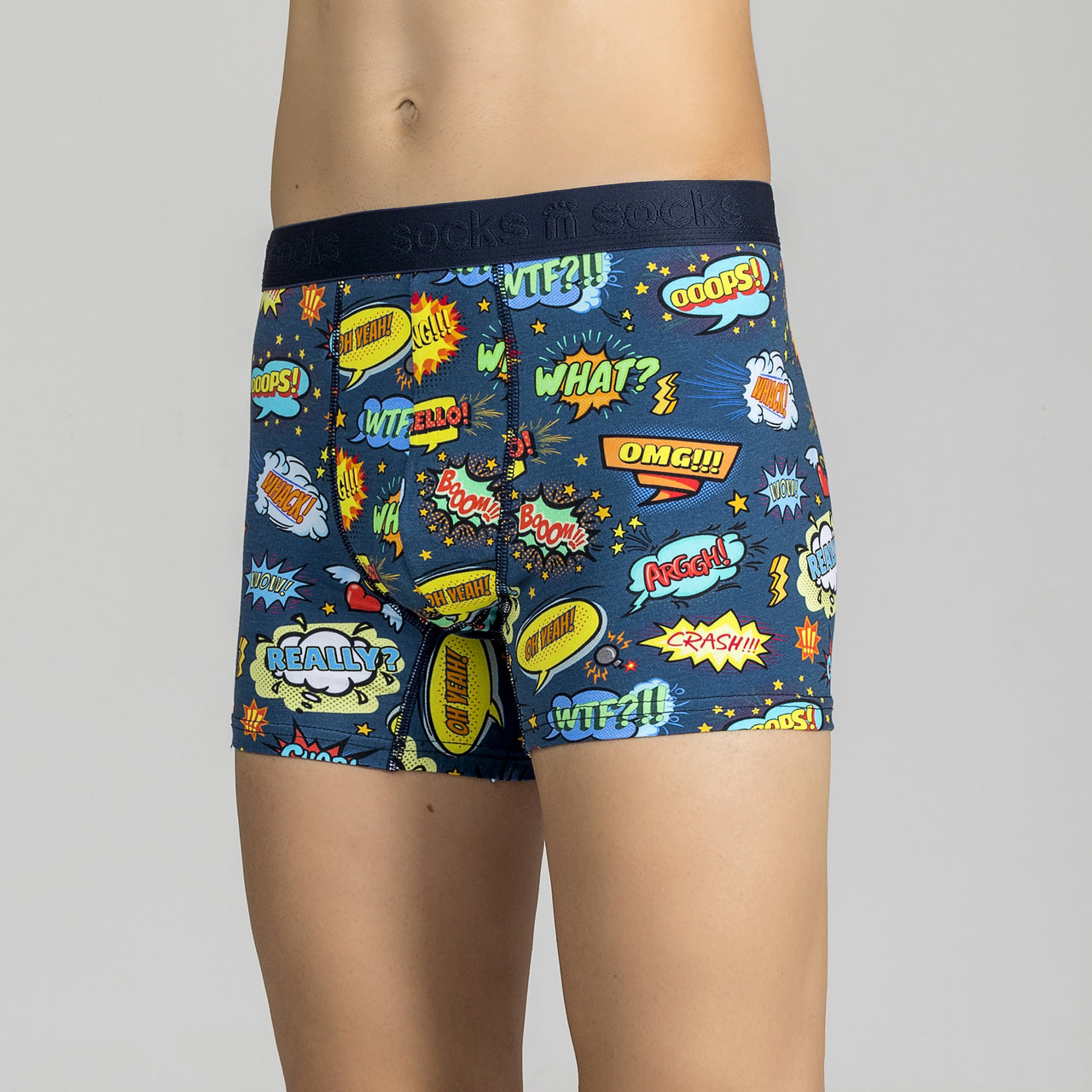 Men's Comics Boxer Brief - 1 COLOR -