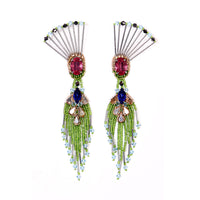 Thumbnail for BEGADA - The Dancing Peacock Earrings -