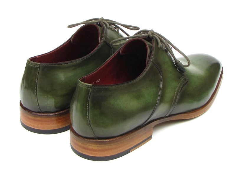 Paul Parkman - Men's Green  Derby Shoes -