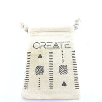 Thumbnail for Sunsum - Hand Stamped, Create, Cotton Drawstring Pouches 4