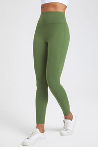 Thumbnail for High Waist Active Leggings - T - 7 COLORS -