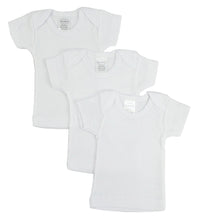 Thumbnail for Bambini White Short Sleeve Lap Tee - 3 PACK -