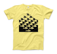 Thumbnail for MC Escher Sky and Water I Art T-Shirt - 5 COLORS -