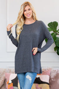 Thumbnail for Riah Fashion - Brushed Thermal Waffle Sweater - 25 COLORS -