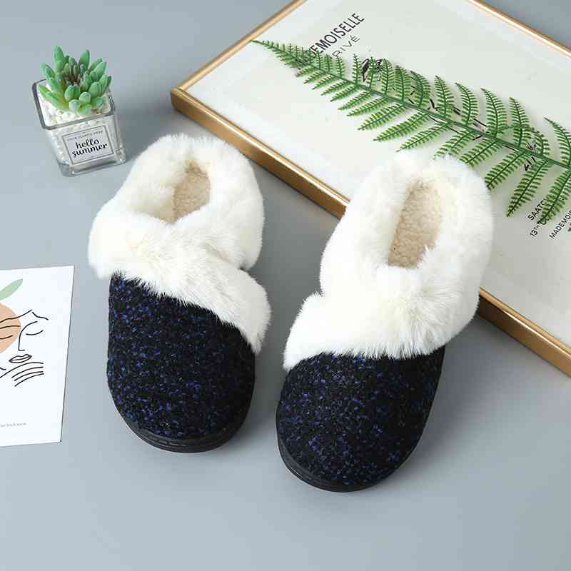 Sherpa Wrapped Indoor/Outdoor Slipper - T - 5 COLORS -