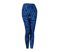 Thumbnail for Summer Ties - Anchor Dream Leggings - Navy - 1 COLOR -