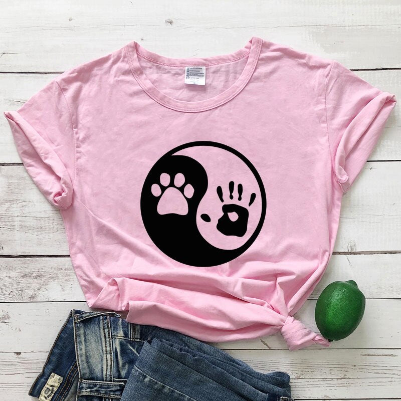 Yin Yang Palm and Paw Print - [23 DAY DELIVERY] - 17 COLORS -