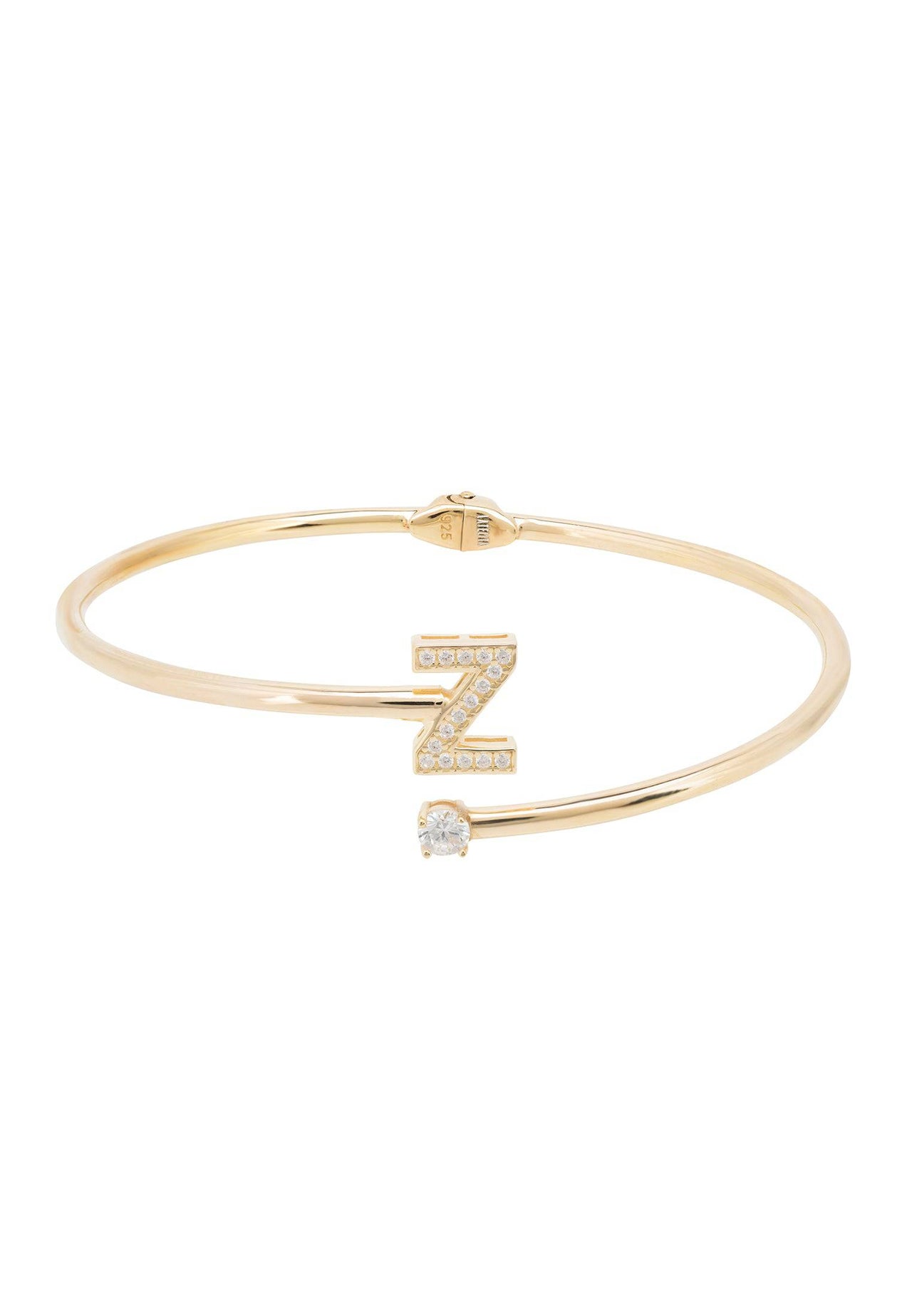 Initial Bangle Gold Z -