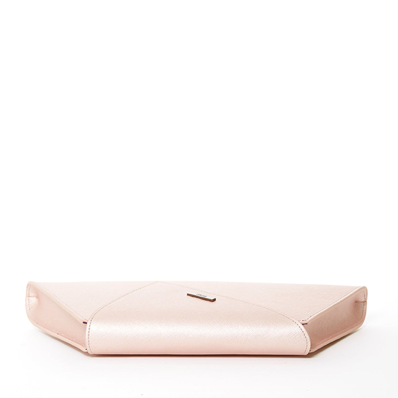 Angelica Rose Gold Metallic Clutch -