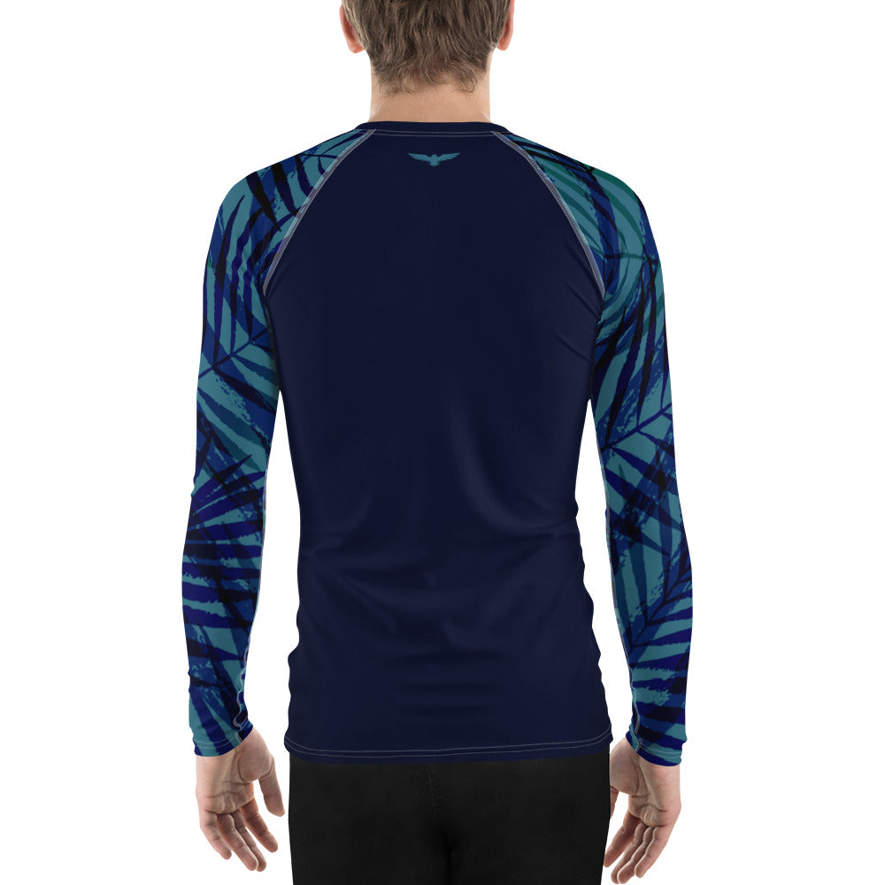 FYC - Men's Tropical Sleeve Performance Rash Guard UPF 40+ - 1 COLOR -