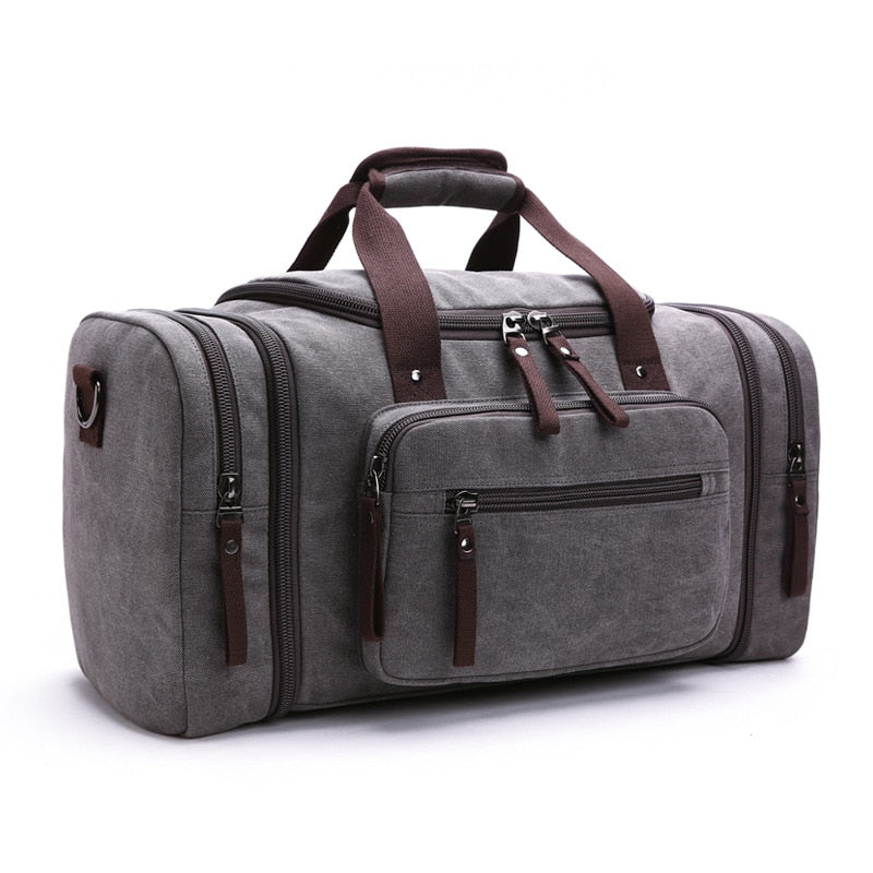 Large Capacity Mens Luggage - Travel Duffle Bag - Canvas  -  Shoulder Bag - [13-15] DAY  DELIVERY] - 5 COLORS -