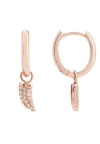 Thumbnail for LATELITA - Tusk Huggie Hoop Earrings Rosegold -