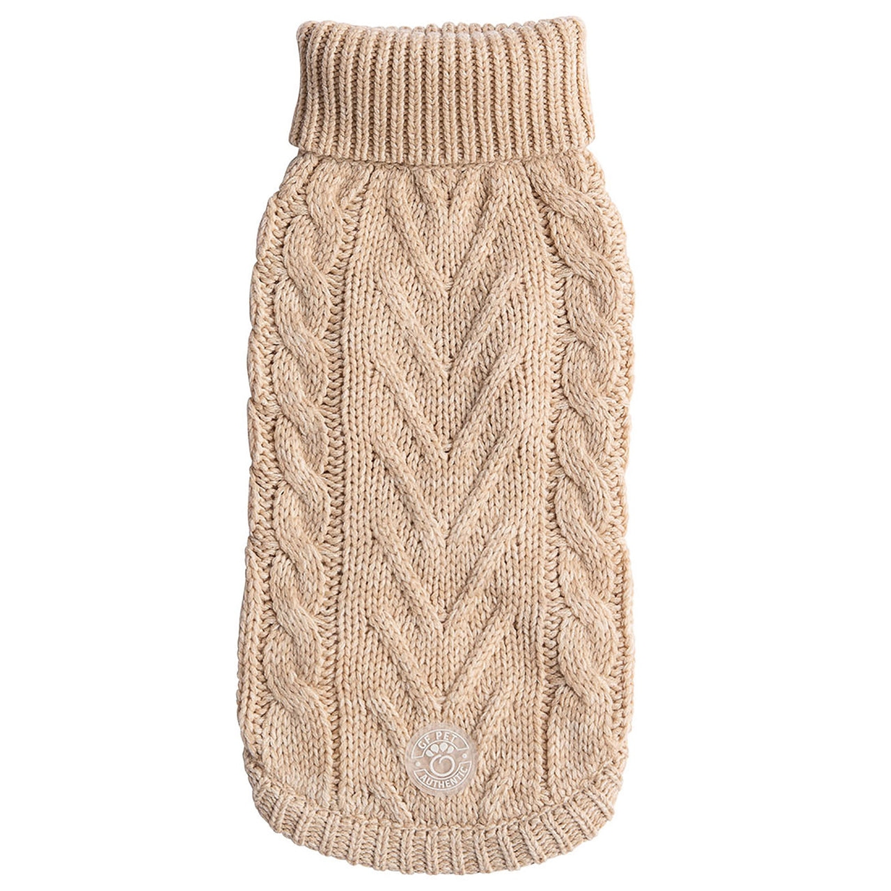 Chalet Dog Sweater - Oatmeal - 10 SIZES - 1 COLOR -