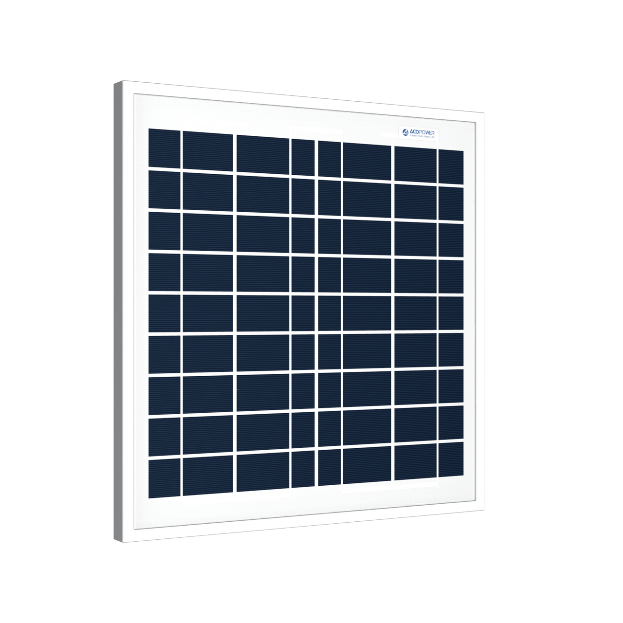 ACOPower 15W Poly Solar Panel for 12 Volt Battery Charging -