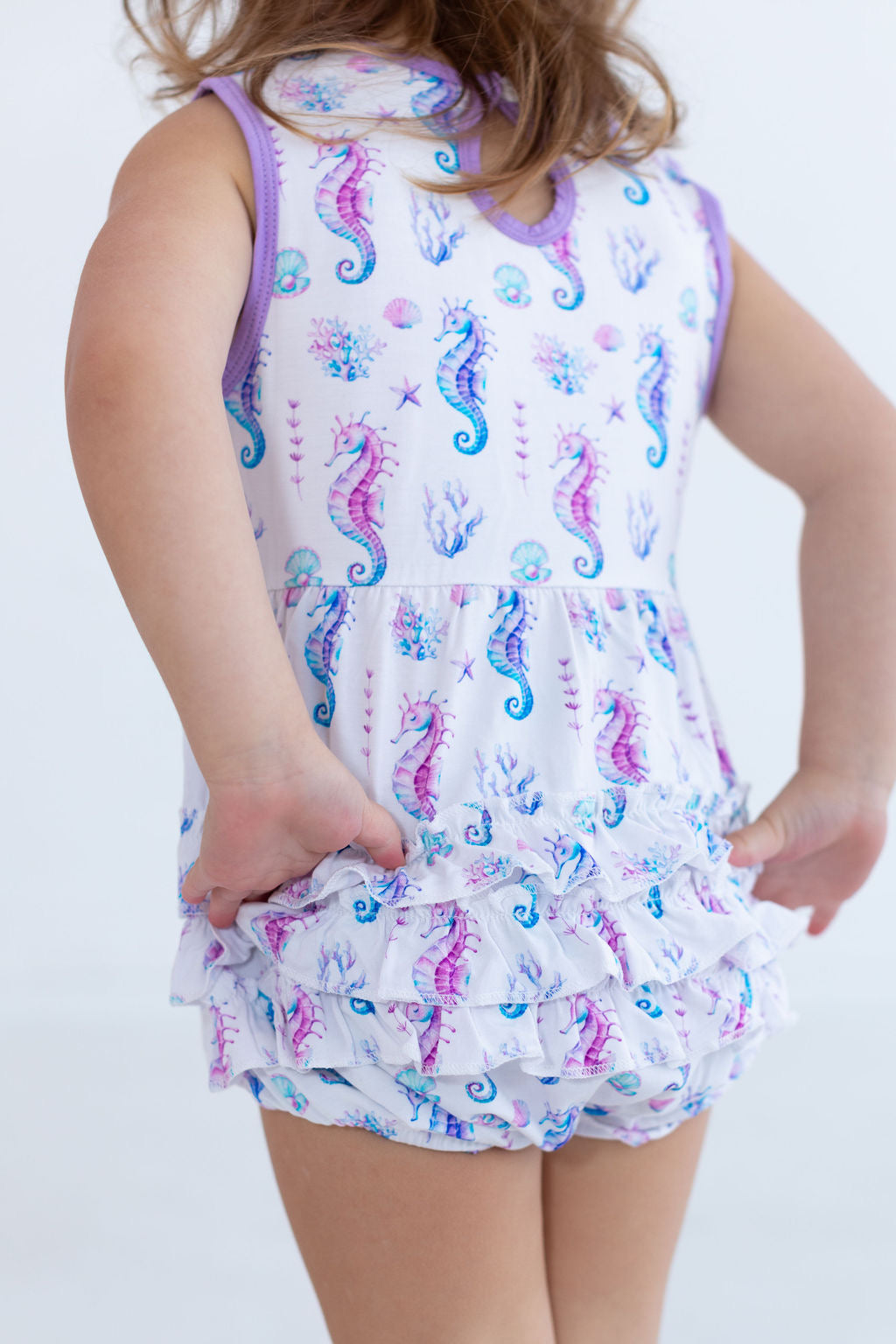 Eclipse Kids - Bubble Romper - Seahorse -