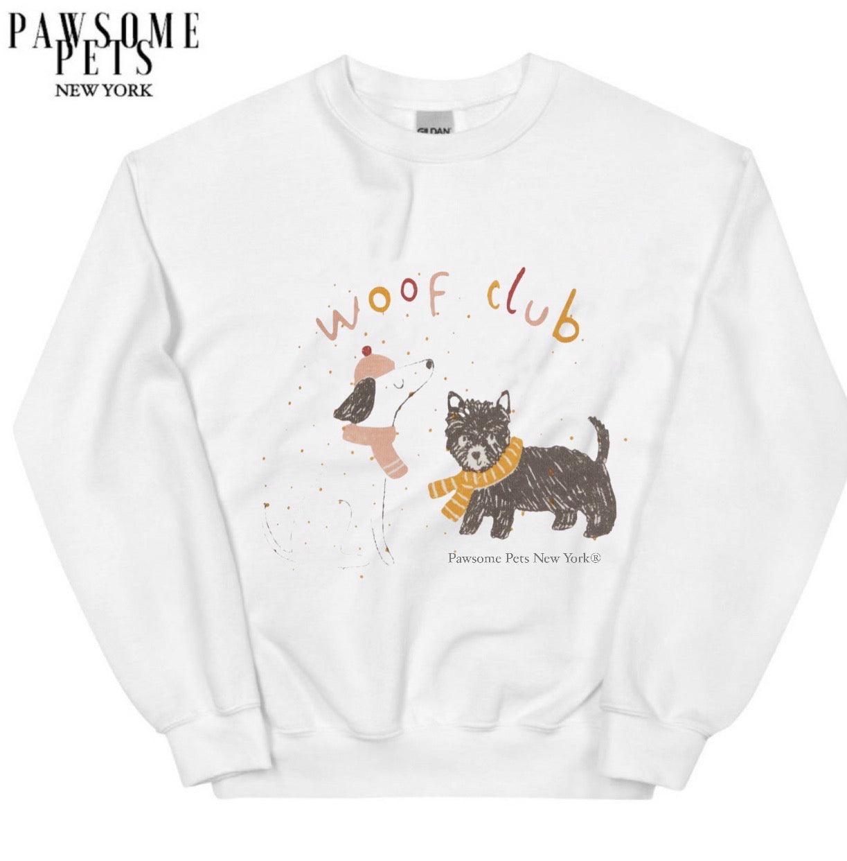 Sweatshirt - Woof Club - 7 COLORS -