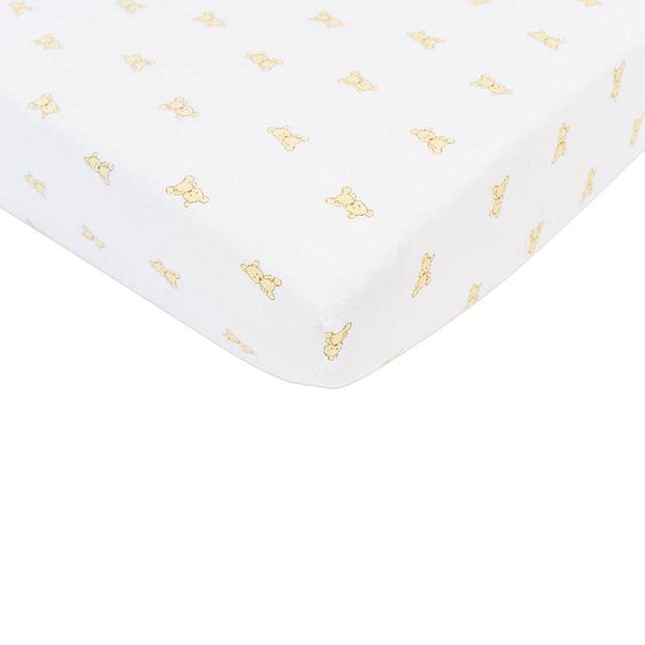 Newcastle - Teddy Bear Cotton Muslin Crib Sheet -