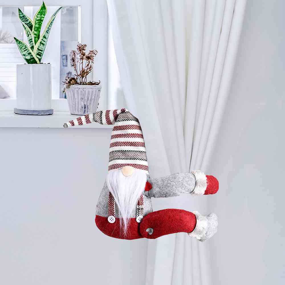 Christmas Gnome Curtain Ornaments - 15" - [5-10 DAY DELIVERY] - T - 2 TYPES/STYLES -