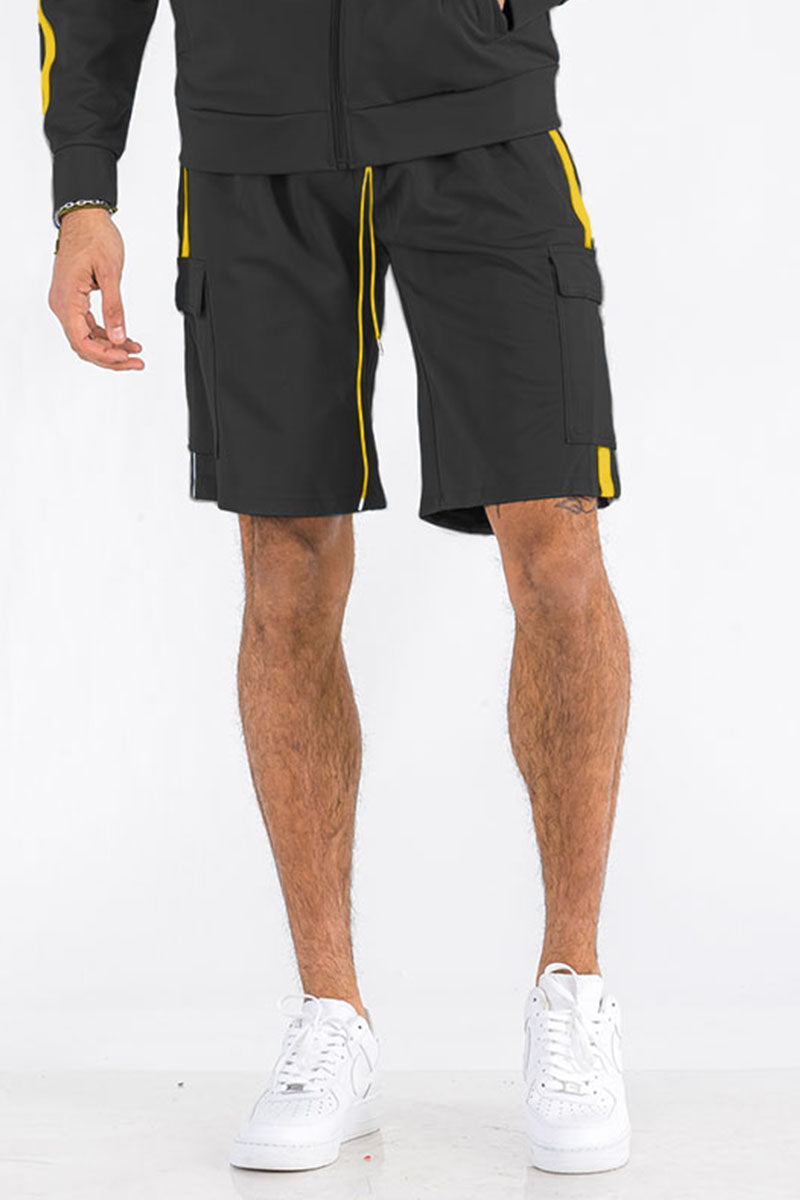 Two Stripe Cargo Shorts - 1 COLOR -