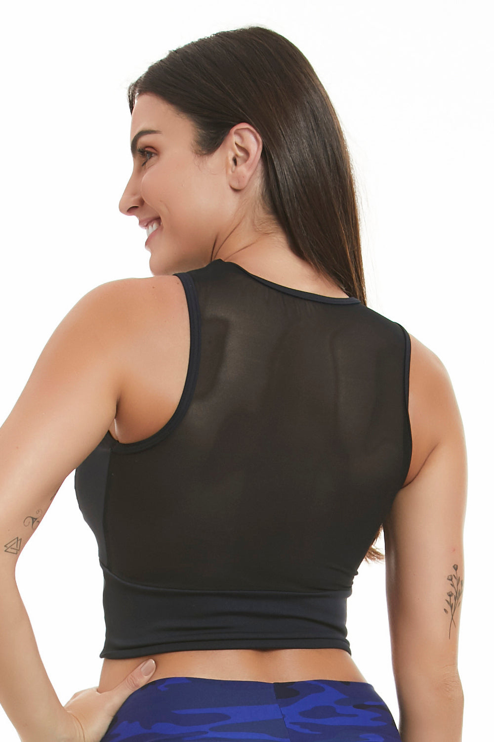 Hellokini - Elegance Black Crop Top - 1 COLOR -