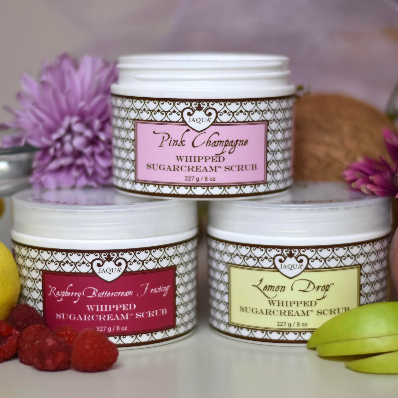 JAQUA - Raspberry Buttercream Frosting Whipped Sugar Scrub -