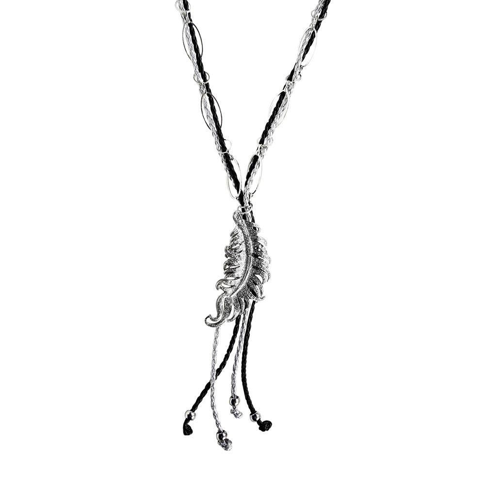 ClaudiaG - Rodeo Bling Necklace - Black -