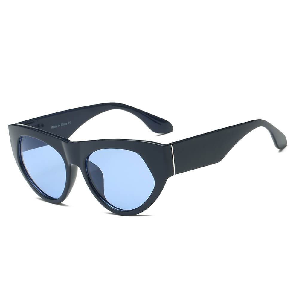 Cabazon | S1059 - Women Round Cat Eye Sunglasses - 4 COLORS -