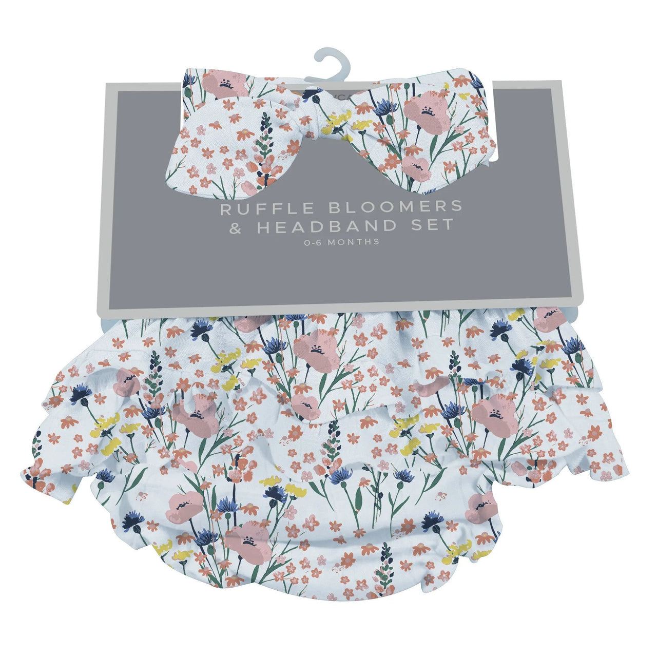 Newcastle - Wildflowers Ruffle Bloomers and Headband Set - 1 COLOR -