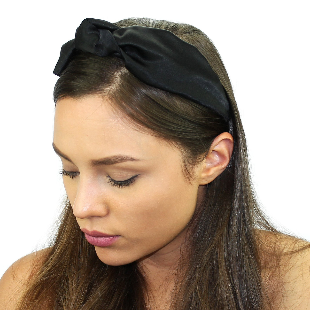 KRISTIN PERRY - Floral Silk Top Knot Headband - 6 COLORS / PATTERNS -