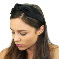 Thumbnail for KRISTIN PERRY - Floral Silk Top Knot Headband - 6 COLORS / PATTERNS -