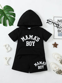 Thumbnail for MAMA'S BOY Hoodie and Shorts set - 2 PCS - T - 1 COLOR -