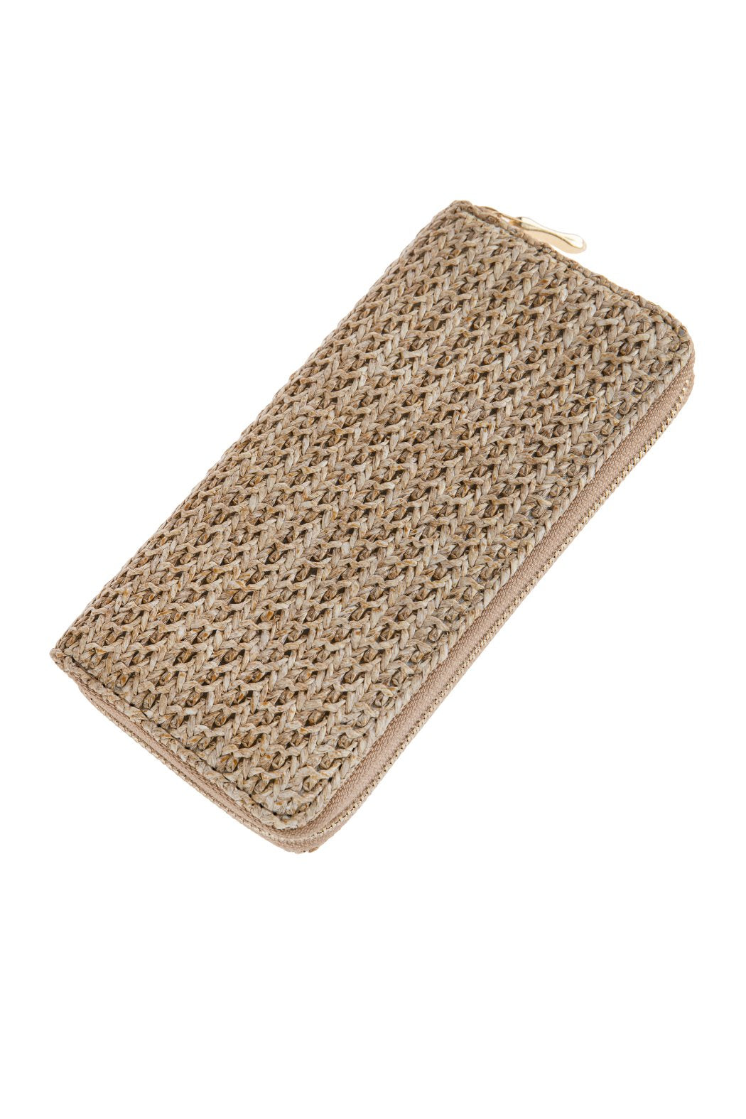 Crocheted Single Zipper Wallet - 6 COLORS -