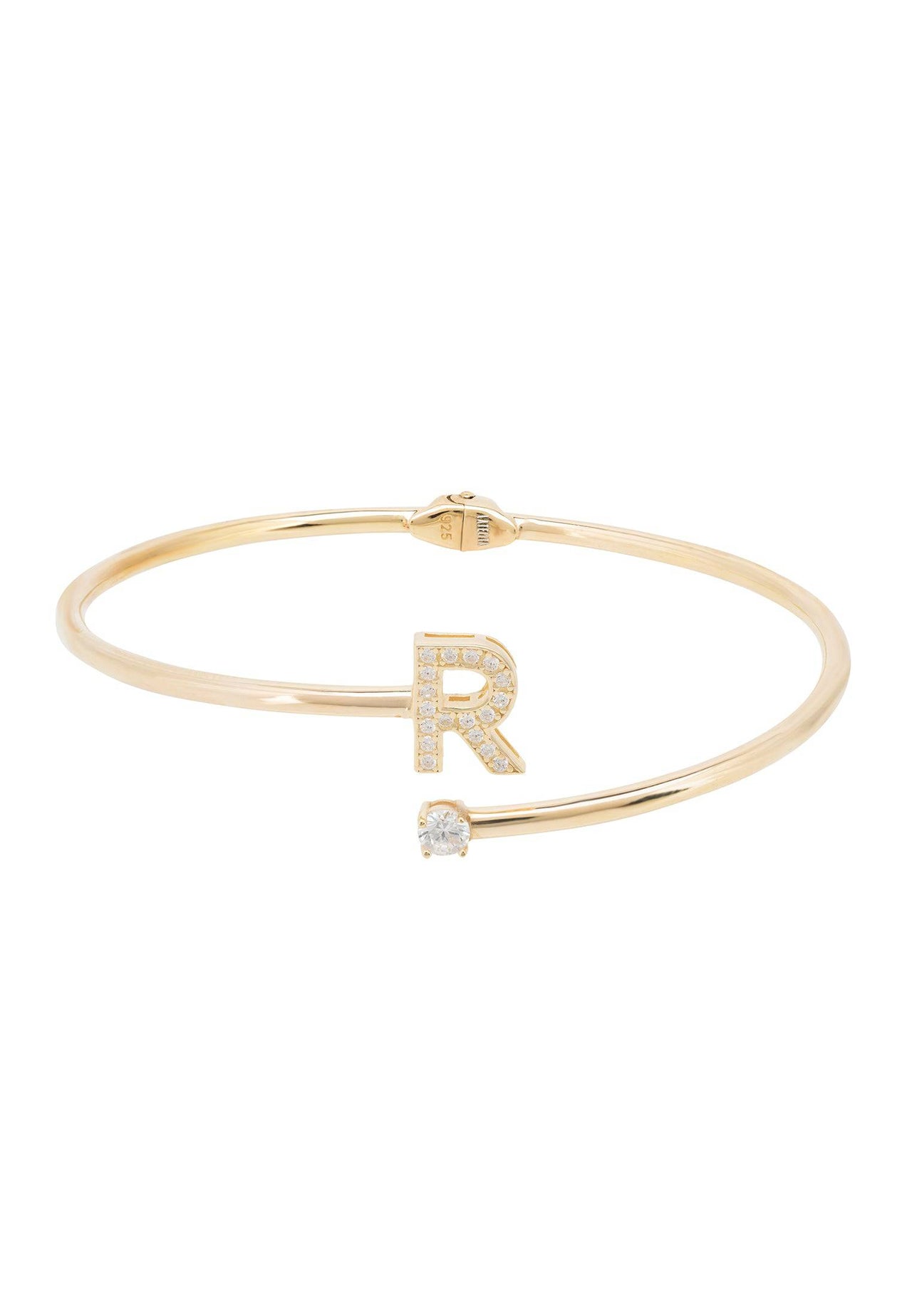 Initial Bangle Gold R -