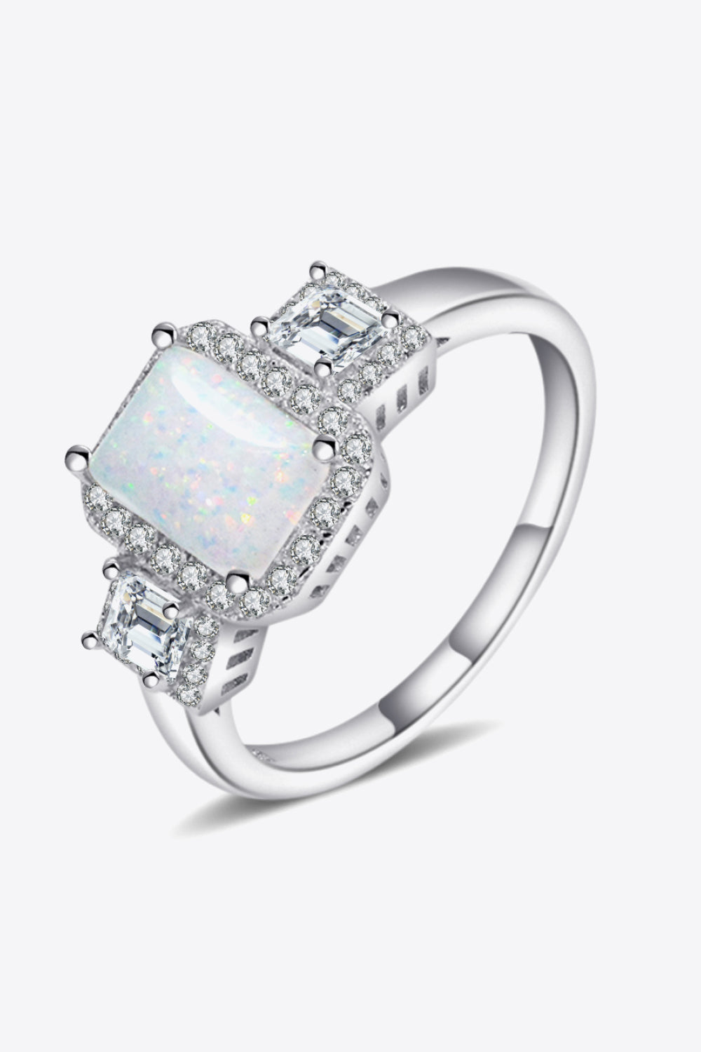 Tell A Story Opal Ring - T - SIZES 5 THRU 10 - 1 COLOR -