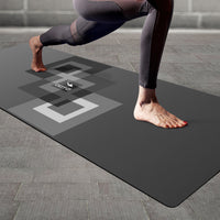 Thumbnail for OOTO - Yoga Mat - Angled squares en gray