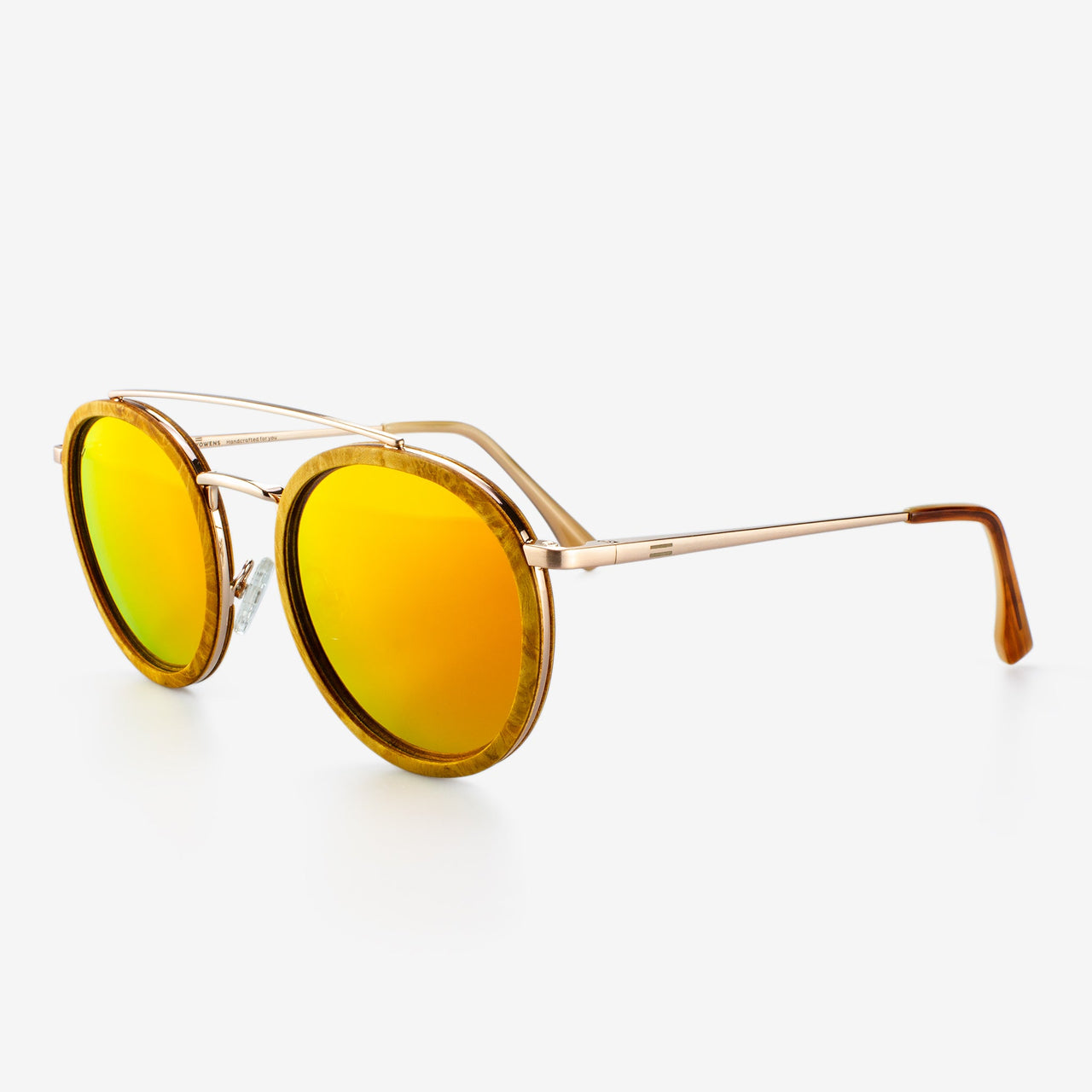 Tommy Owens - Ponce - Metal & Wood Sunglasses - 2 COLORS -